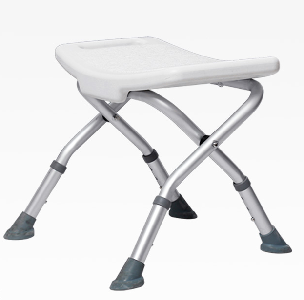 Aluminum Folding Bath Bench with Arc Seat for Elderly Shower Bench