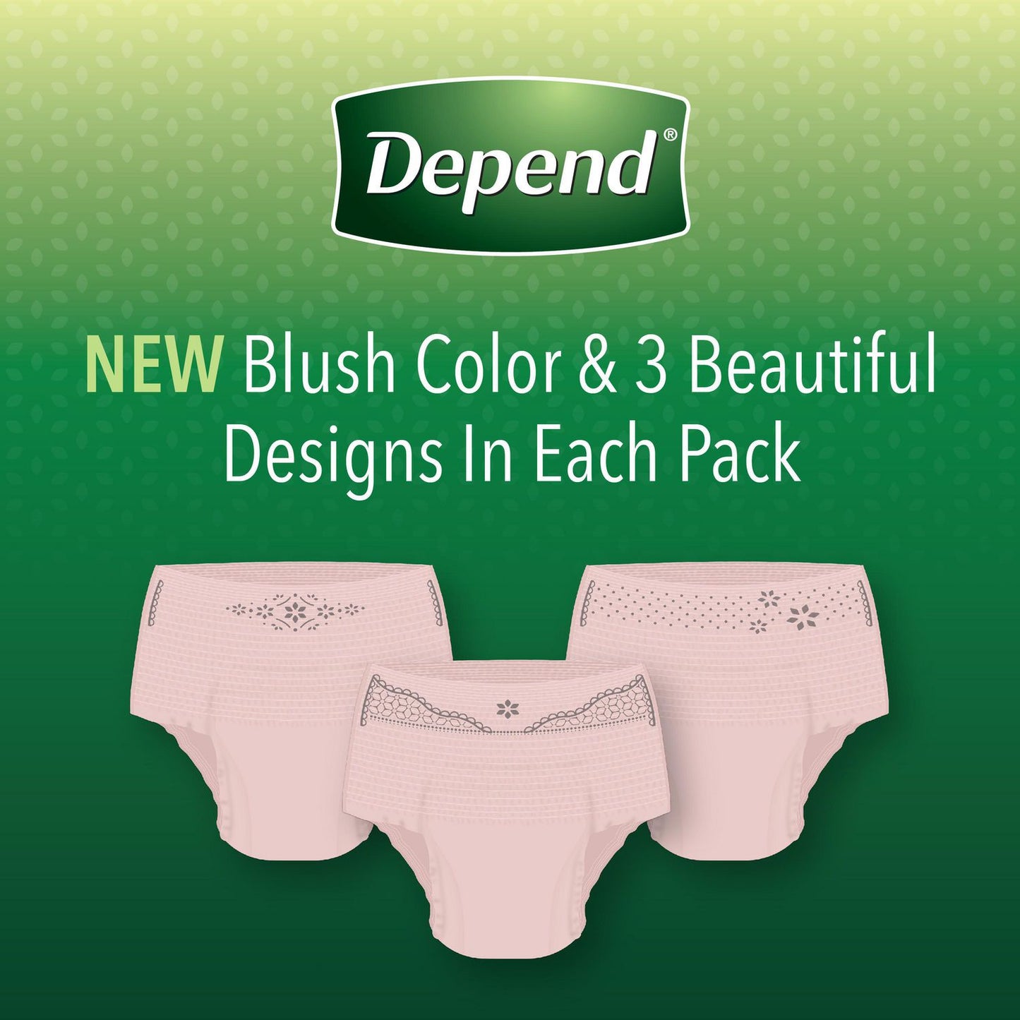 Depend®- FIT-FLEX Incontinence Underwear For Women, Disposable